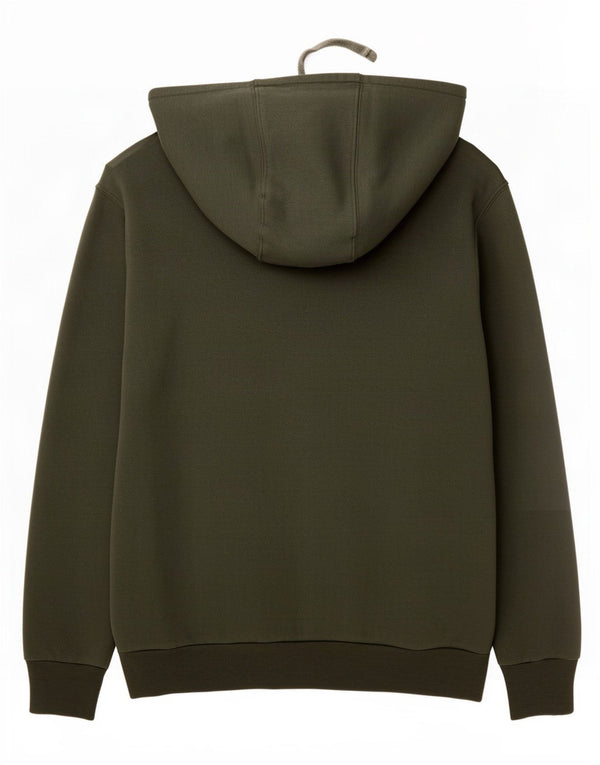 North Sails Pull à capuche zippé pour homme Grand coton kaki
