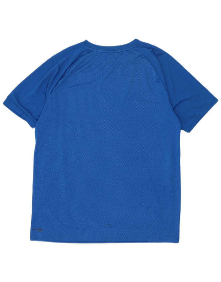 Asics T-Shirt Graphique Homme Bleu Moyen Polyester