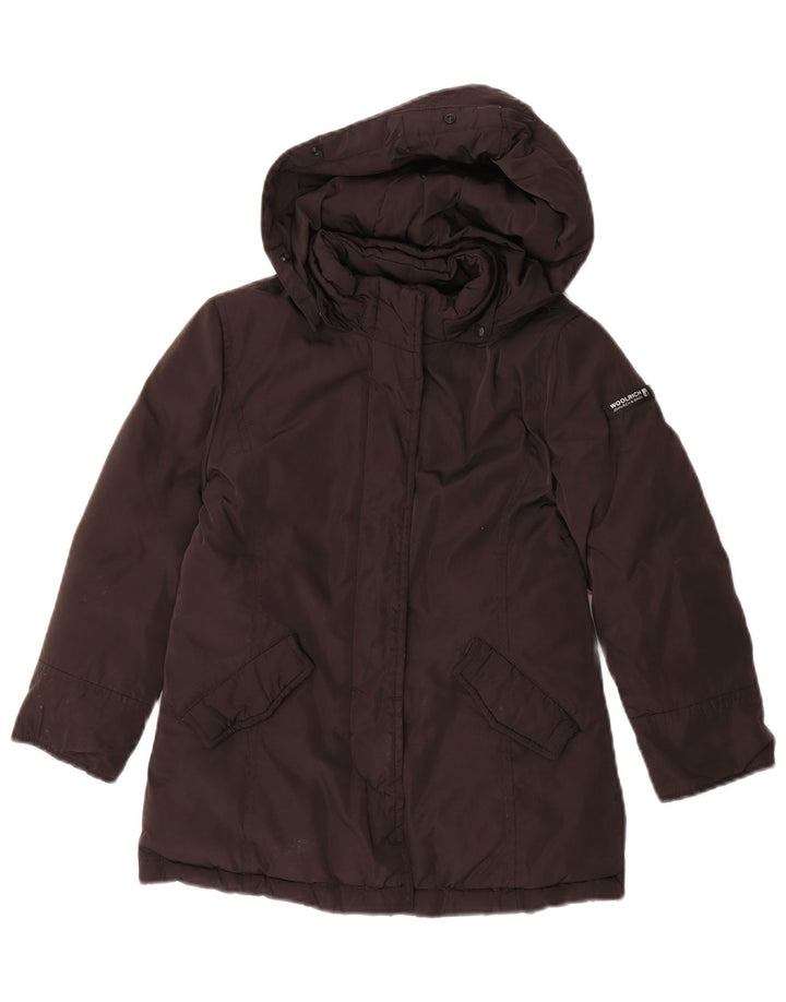 Woolrich Veste matelassée à capuche pour fille 5-6 ans Noir