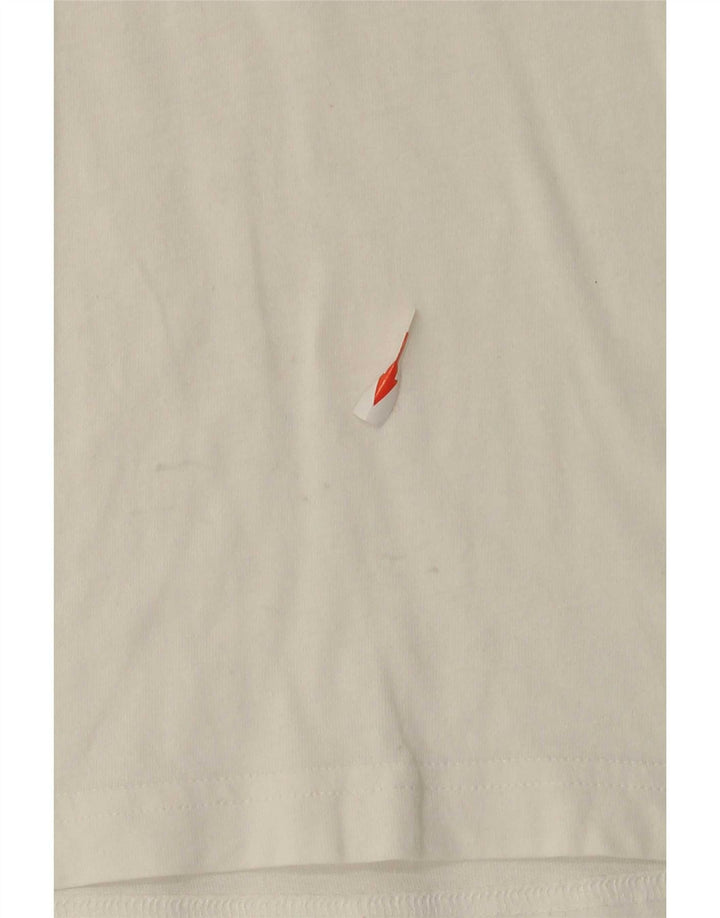 Adidas T-Shirt Graphique Homme Blanc Moyen