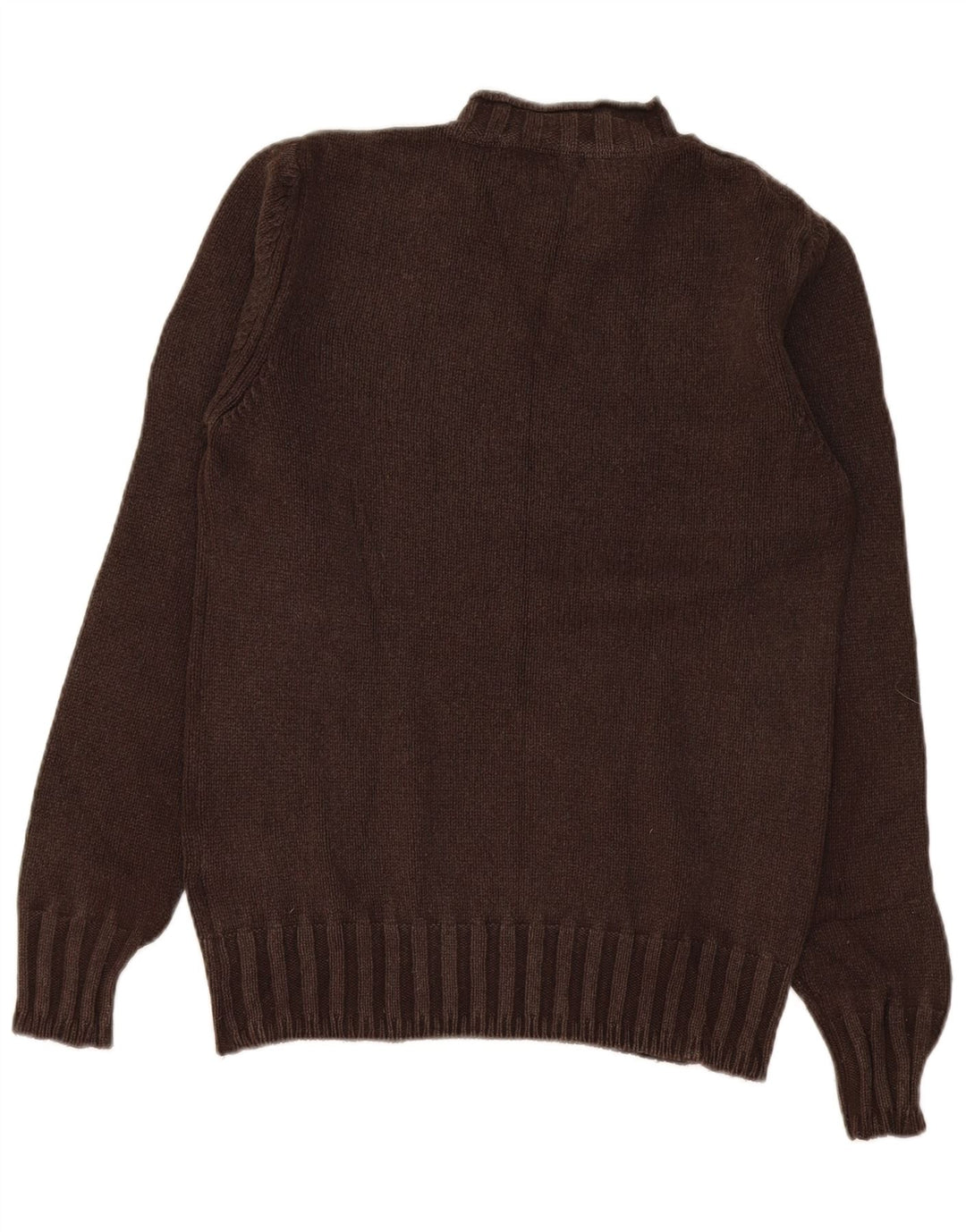 Murphy & Nye Pull à col roulé pour homme en laine marron moyen