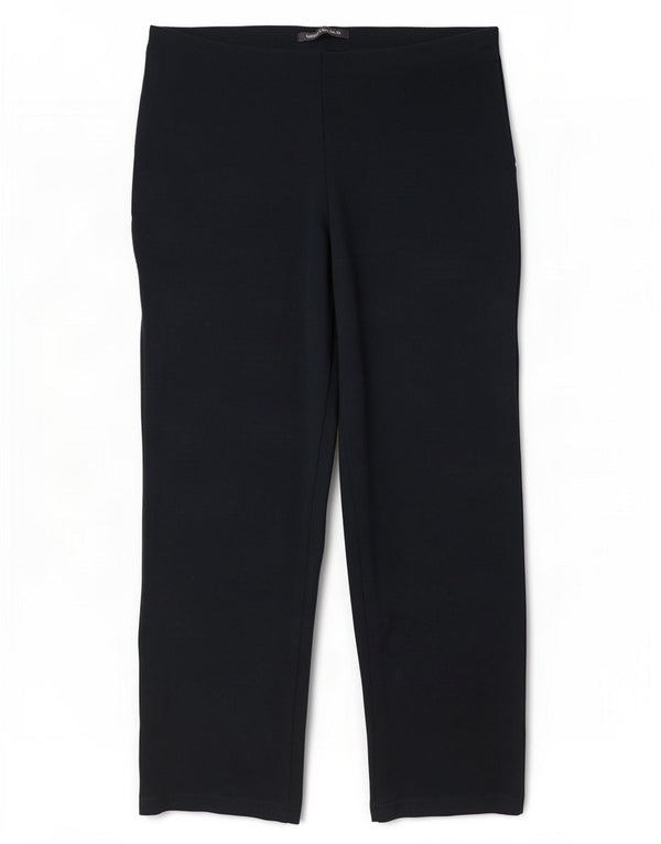 Marks & Spencer Pantalon décontracté pour femme UK 12 Medium W30 L28 Bleu marine