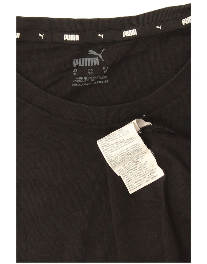 Puma T-Shirt Homme Top XL Noir Coton
