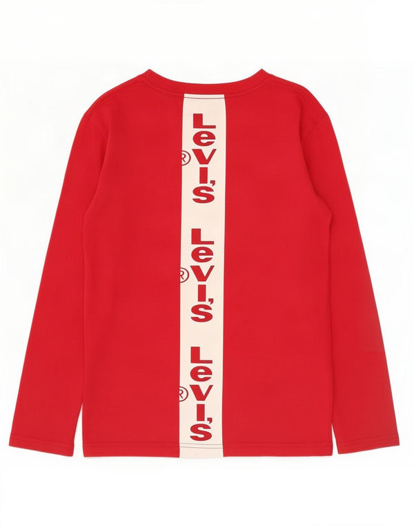Levi's T-Shirt Graphique Garçon 9-10 Ans Coton Colorblock Rouge