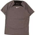 Nike Hommes Dri Fit T-Shirt Haut Large Gris Colorblock Polyester