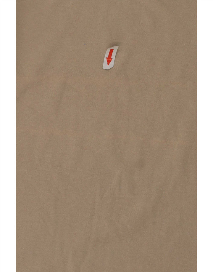 Jack Wolfskin T-Shirt Graphique Homme Coton Beige Moyen