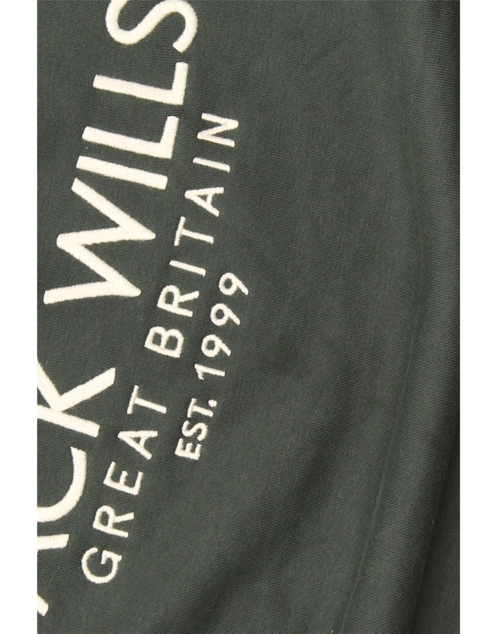 Jack Wills Sweat-shirt graphique pour homme XL en coton kaki