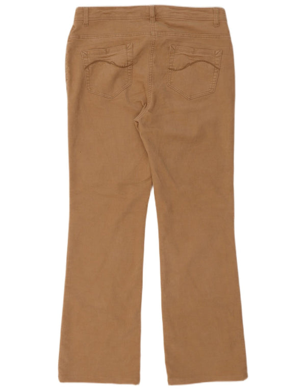 Marks & Spencer Pantalon en velours côtelé pour femme UK 12 Medium W32 L29 Beige