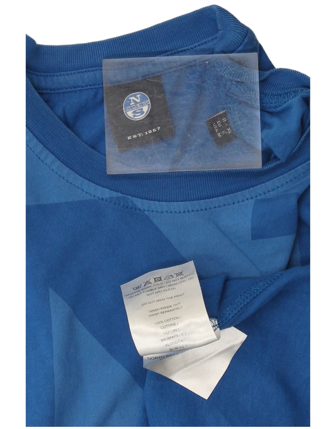 North Sails T-Shirt Graphique Homme Grand Bleu Coton