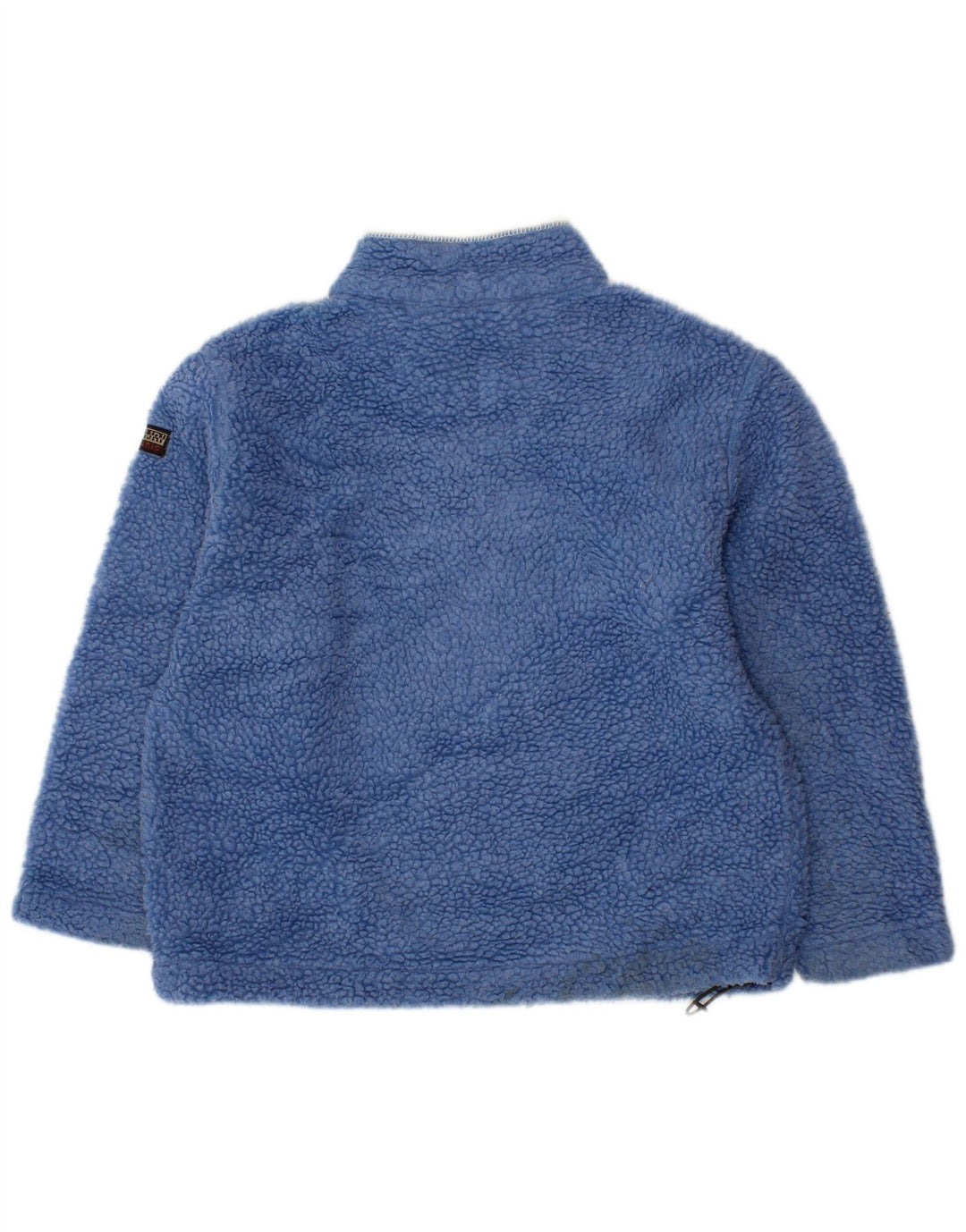 NAPAPIJRI Pull polaire graphique à col zippé pour garçon 3-4 ans Bleu Polyester