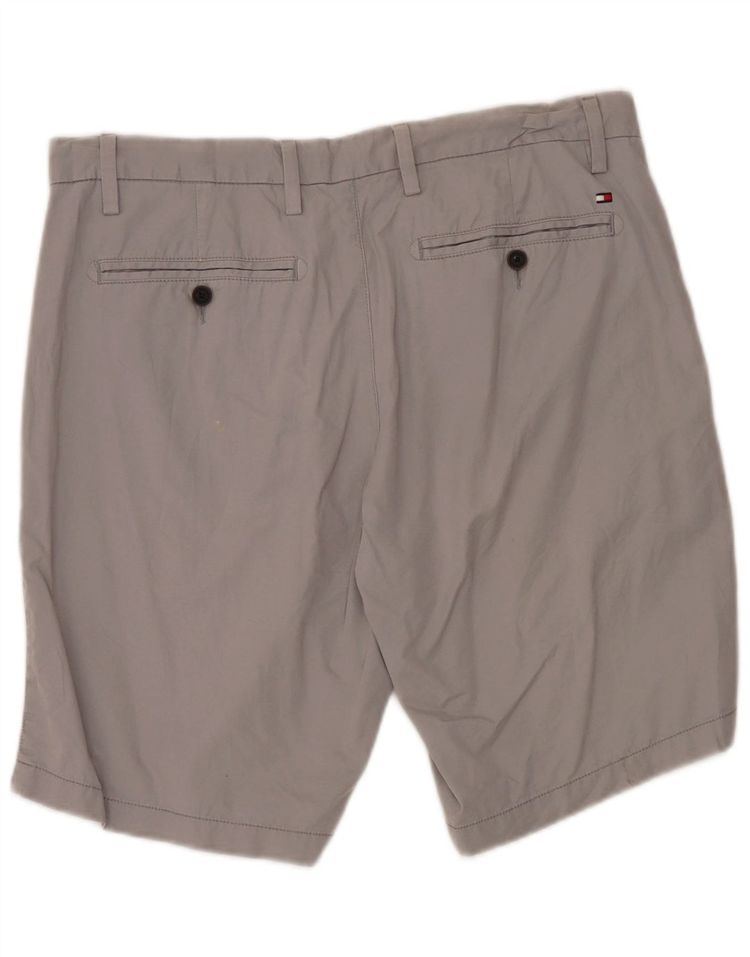 TOMMY HILFIGER Short Chino Homme W36 Large Gris Coton