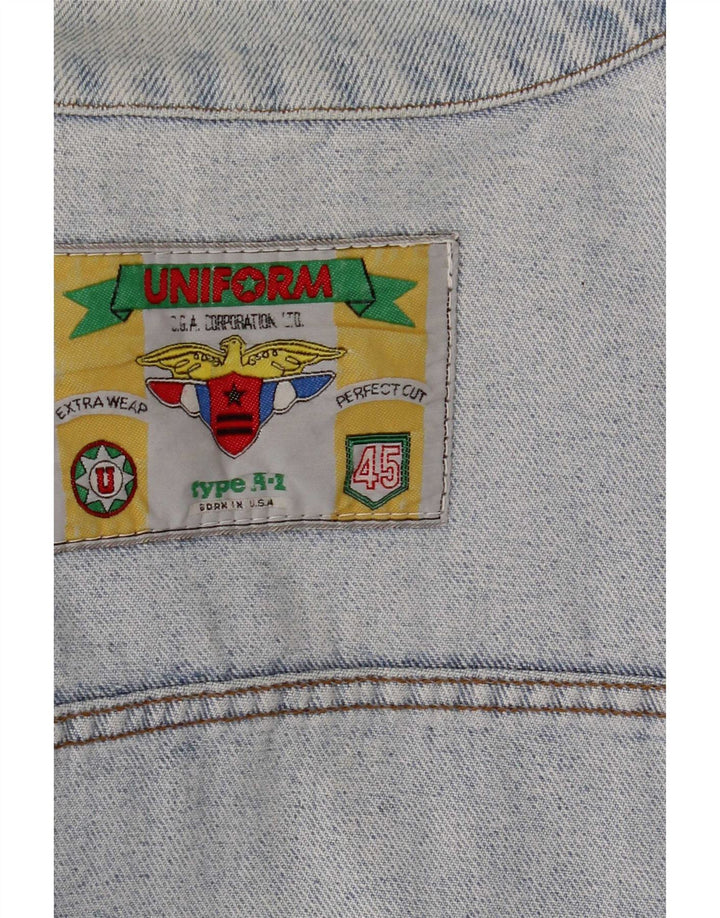 Uniforme Veste en jean pour homme UK 38 Bleu moyen