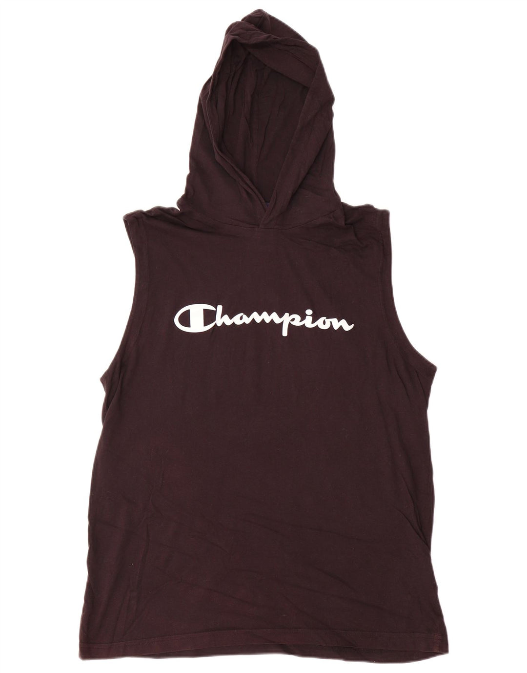 Champion Débardeur à capuche pour homme Grand coton noir