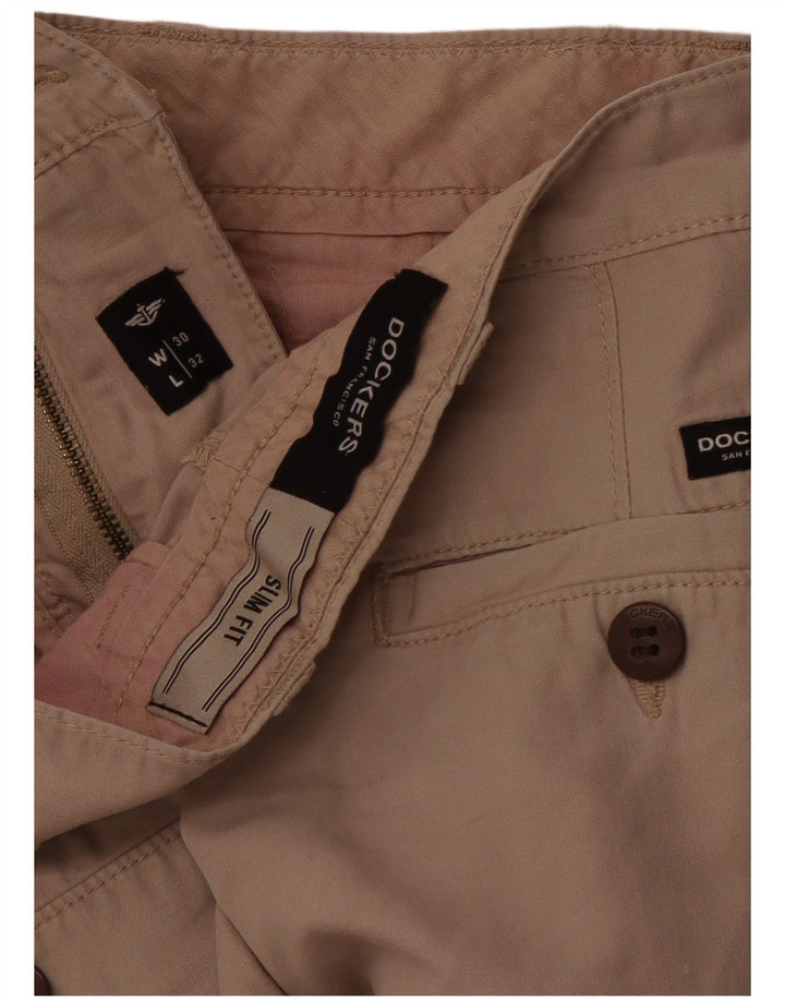 DOCKERS Pantalon Chino Slim Fit Femme W30 L28 Beige