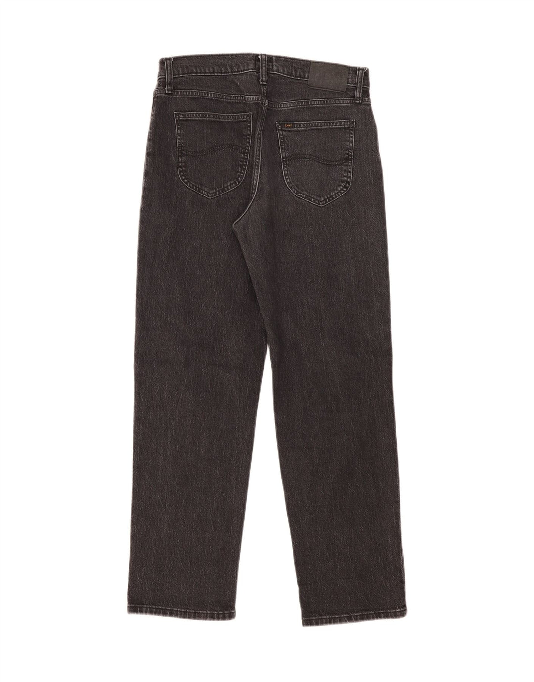 LEE Womens Jane Straight Jeans W28 L31 Black Cotton