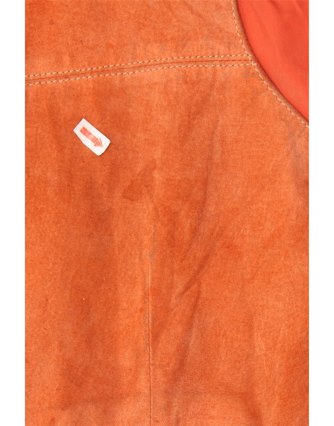 gilet en daim vintage pour homme petit cuir marron