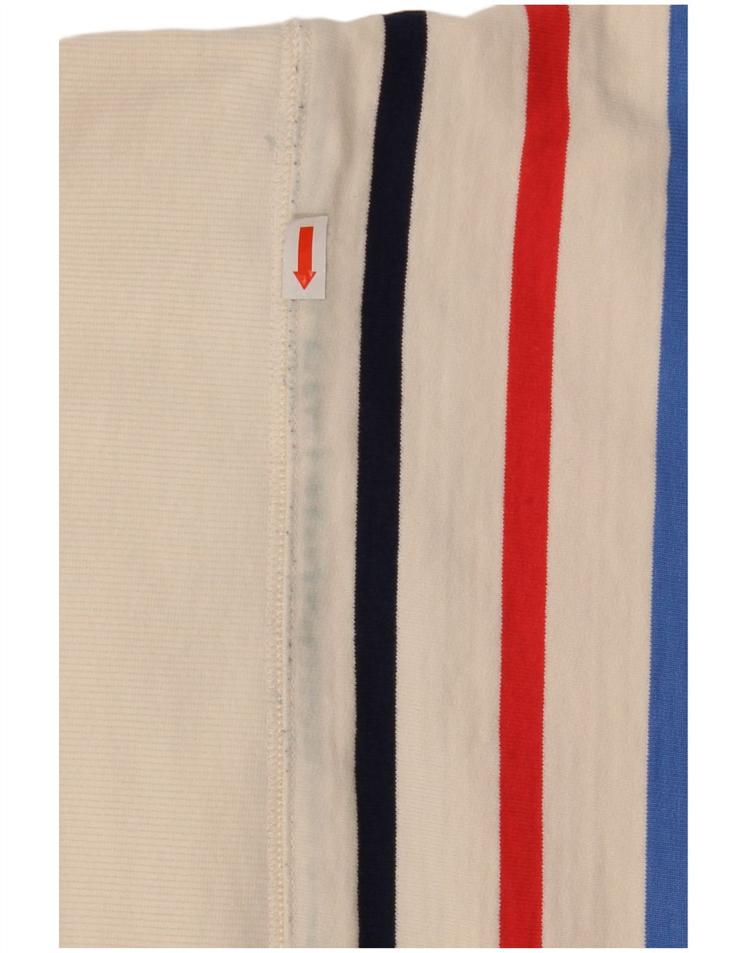 Joules Sweat-shirt surdimensionné pour femme UK 8 Petit coton rayé blanc