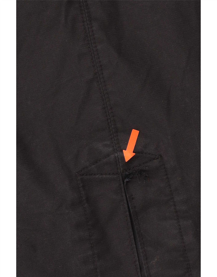 G-Star Manteau coupe-vent pour femme UK 40 Large Noir Coton