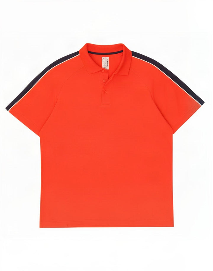 Fila Polo Homme Large Rouge Colourblock Polyamide