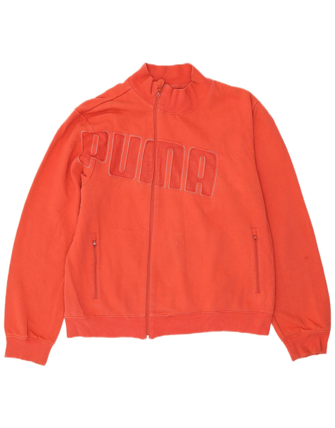 Puma Veste de survêtement graphique pour homme XL Orange Coton