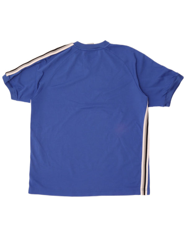 Nike T-Shirt Homme UK 45/47 XL Bleu Coton