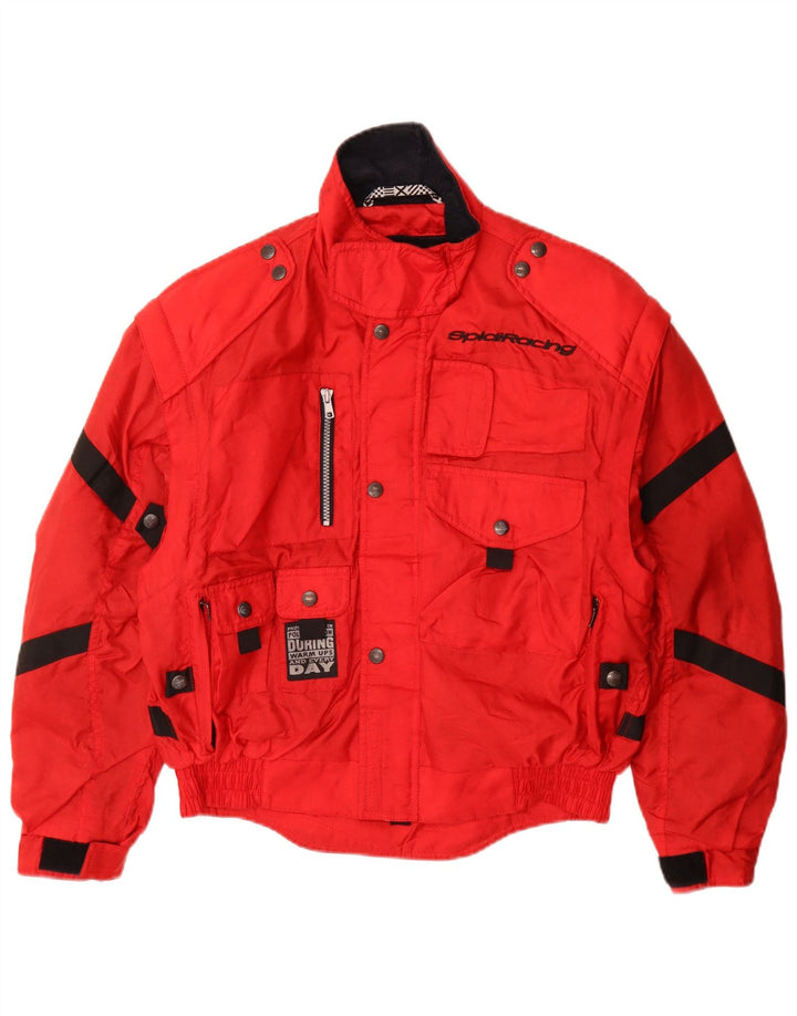 Spidi Veste de course Motorstyle pour homme UK 36 Small Rouge Colourblock Polyamide