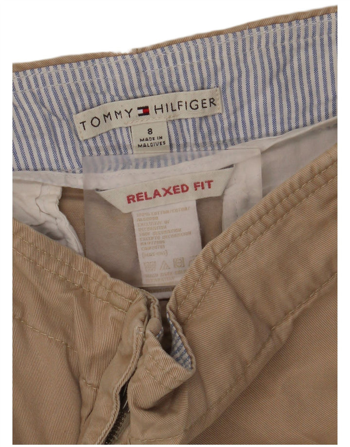 TOMMY HILFIGER Pantalon court coupe décontractée pour homme US 8 Medium W30 L25 Beige