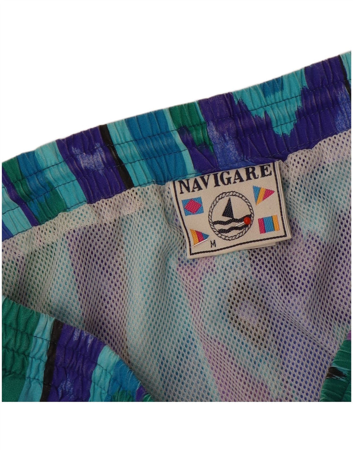 Navigare Short de bain homme en coton Ikat multicolore moyen