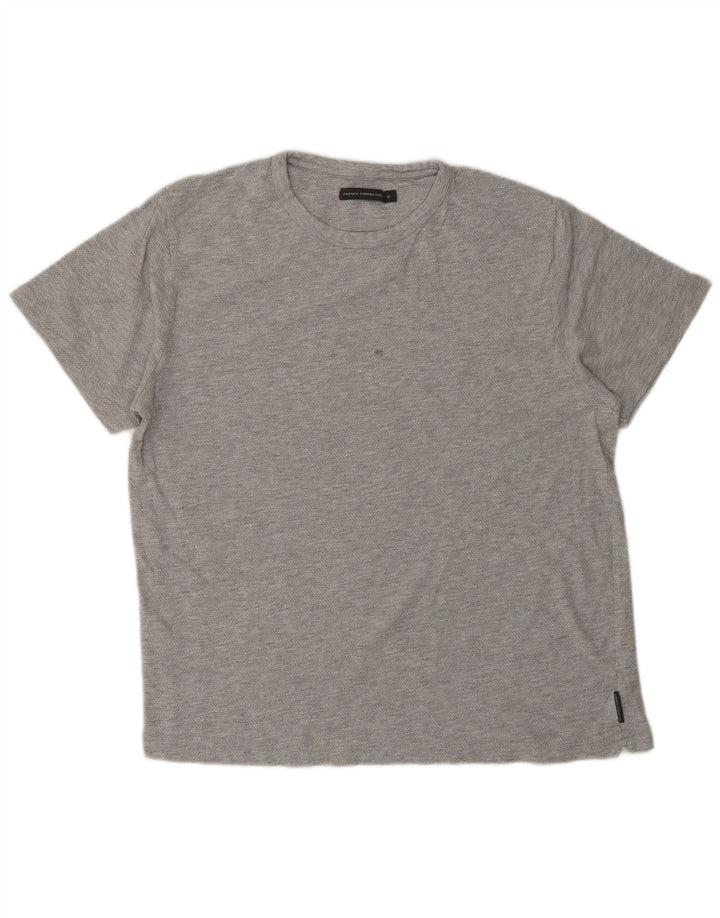 French Connection T-Shirt Homme Gris XL Coton