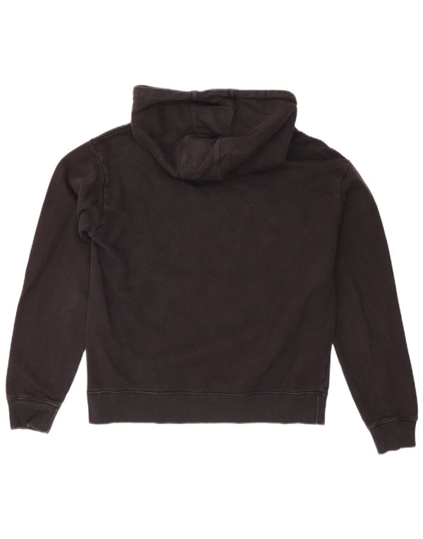 Champion Pull à capuche surdimensionné graphique pour femme UK 10 Petit coton noir
