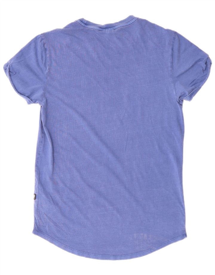 G-Star Homme T-Shirt Top Petit Bleu Coton