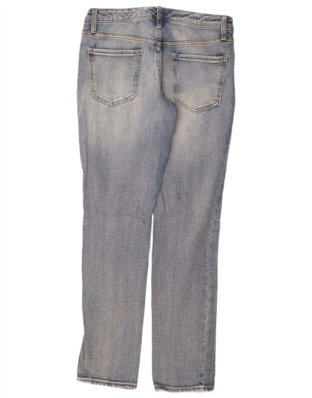 Mossimo Jean boyfriend fuselé pour femme US 4 Small W27 L30 Bleu Coton