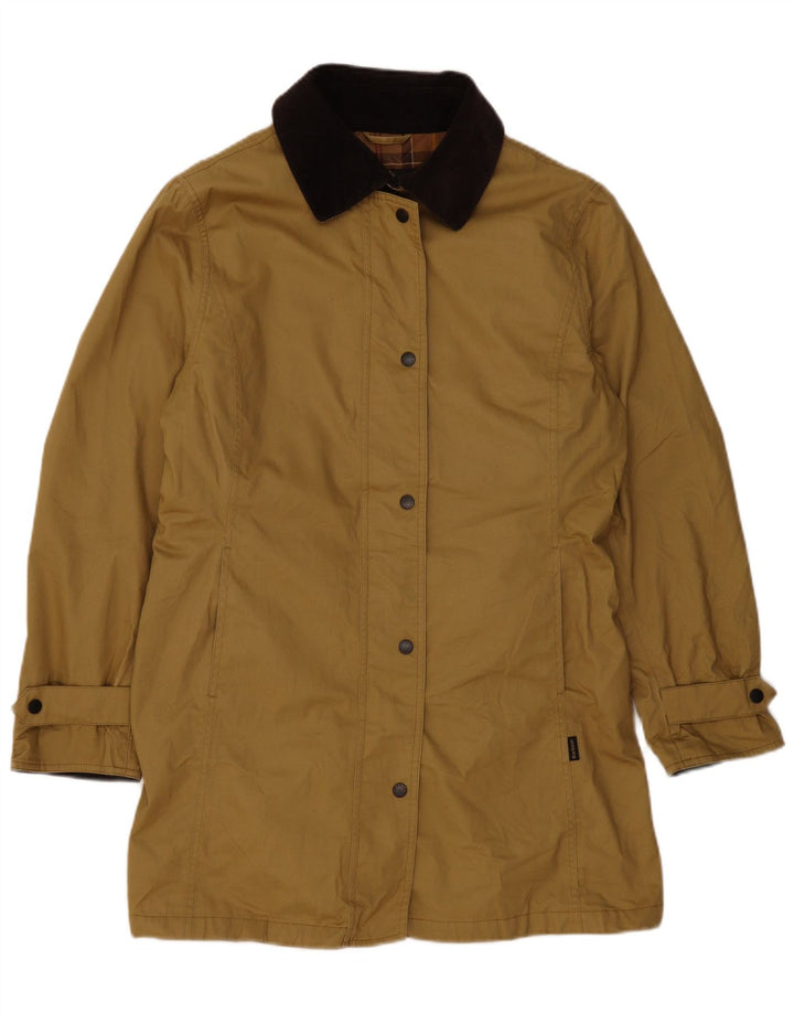 BARBOUR Manteau Femme UK 16 Grand Coton Kaki