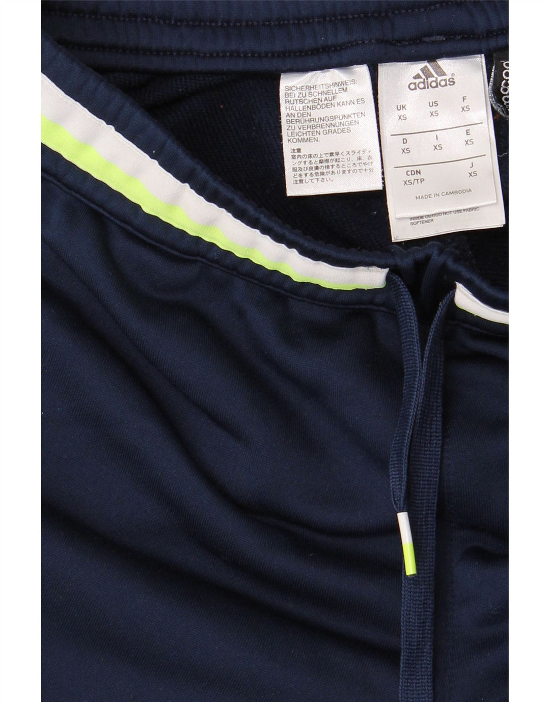ADIDAS Pantalon de Survêtement Climacool XS Bleu Marine Polyester Homme