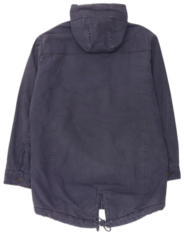 Jack & Jones Parka à capuche Sherpa pour homme UK 42 XL Bleu marine Coton
