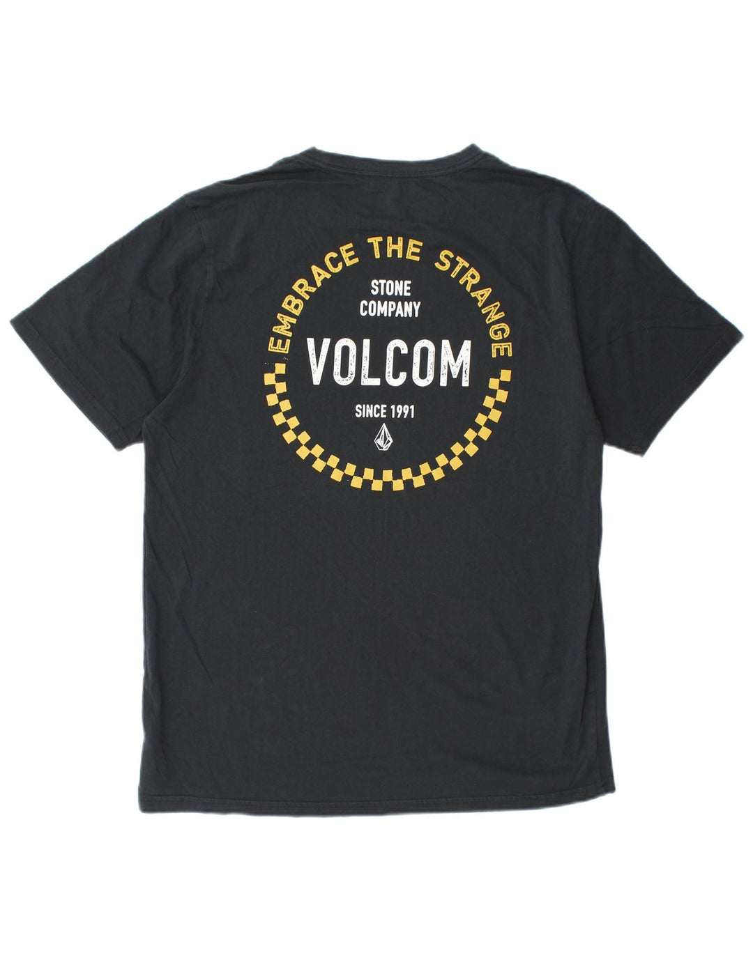 VOLCOM T-shirt graphique coupe moderne pour hommes, grand noir, en coton
