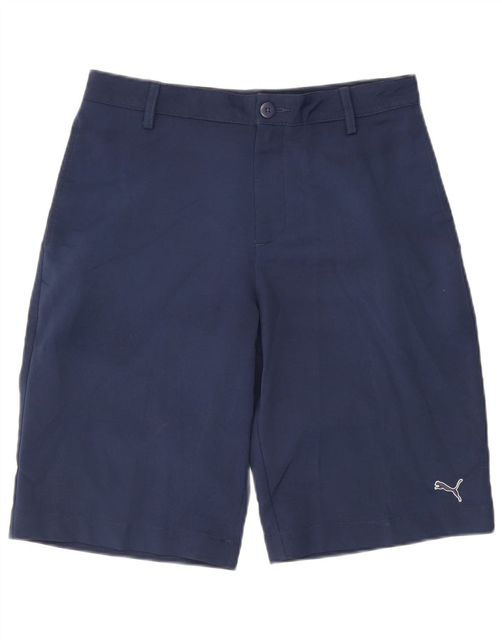 Puma Short Chino Garçon 13-14 ans W30 Bleu Marine Polyester