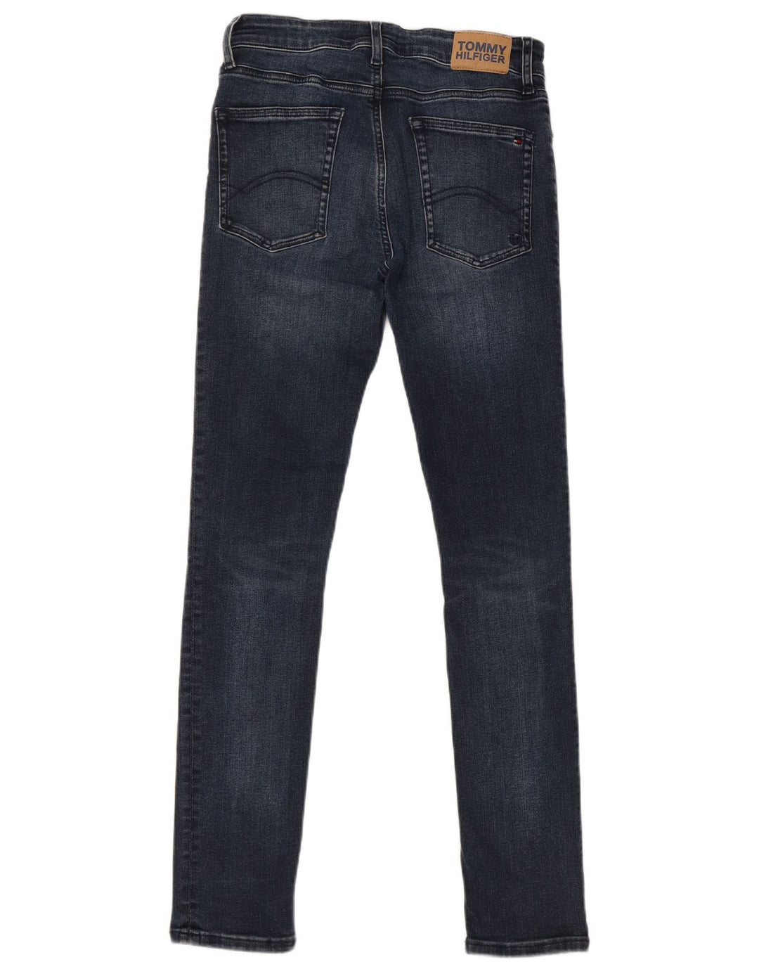 TOMMY HILFIGER Jean skinny fille 13-14 ans W28 L29 Bleu marine Coton