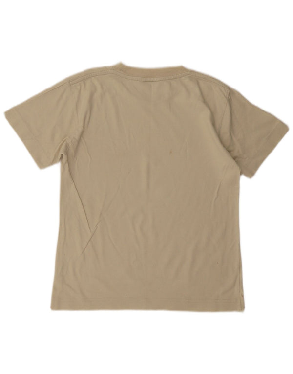 Champion T-Shirt Graphique Garçon 9-10 Ans Beige Coton