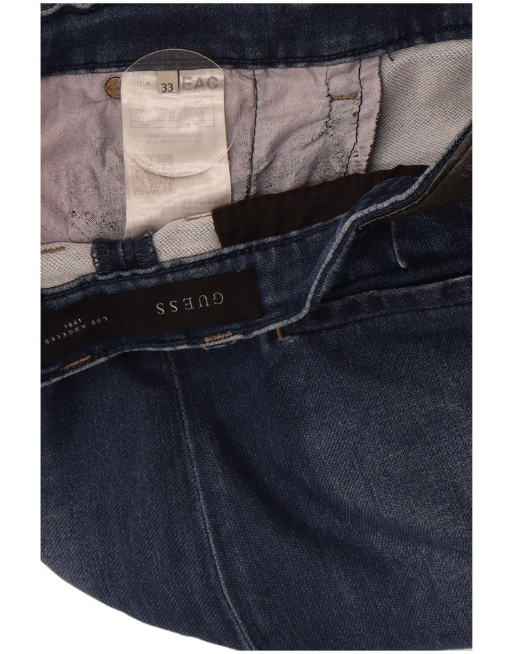Guess Jean Slim Homme W33 L32 Bleu Marine