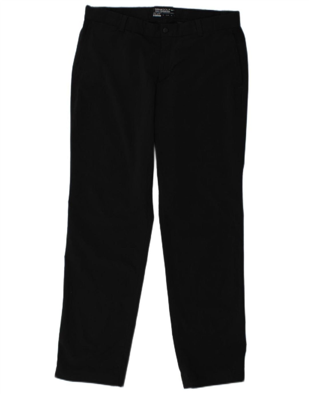 NIKE Pantalon chino droit Dri Fit pour homme W33 L32 Noir Polyester