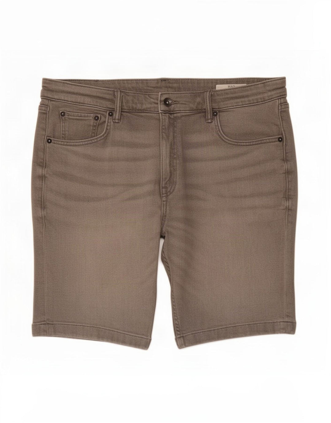 Marks & Spencer Short en jean pour homme W36 Large Gris Coton