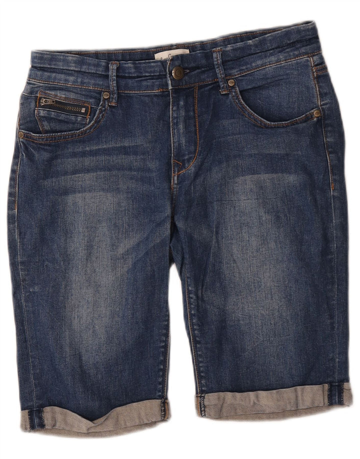 Lee Cooper Short en jean pour femme US 10 Large W30 Bleu Coton