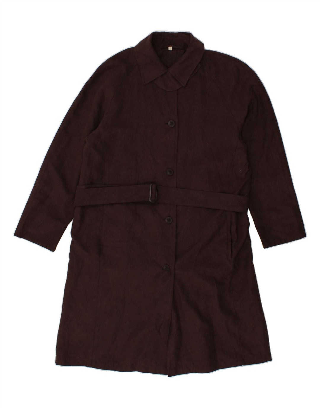 DANNIMAC Womens Overcoat UK 14 Medium Burgundy Vintage Dannimac and Second-Hand Dannimac from Messina Hembry 