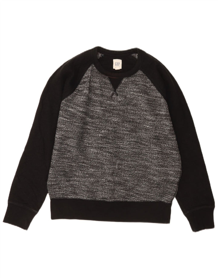 Gap Sweat-Shirt Homme Petit Gris Colorblock Coton