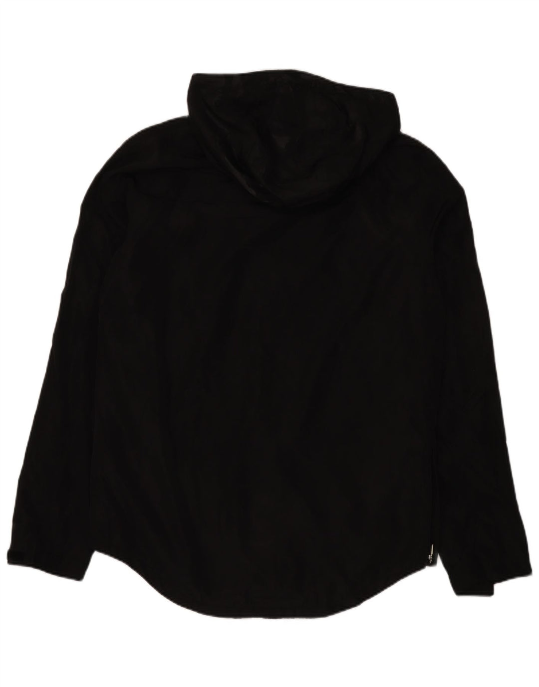 Superdry Veste de pluie à capuche pour hommes UK 40 Large Noir Polyester