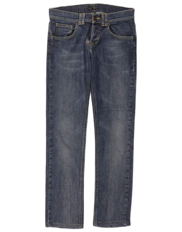 Armani Femme Jean Slim W26 L29 Bleu Coton