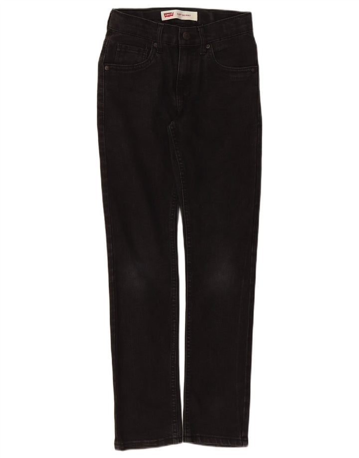 LEVI'S Jean skinny 510 fille 9-10 ans W24 L26 coton noir