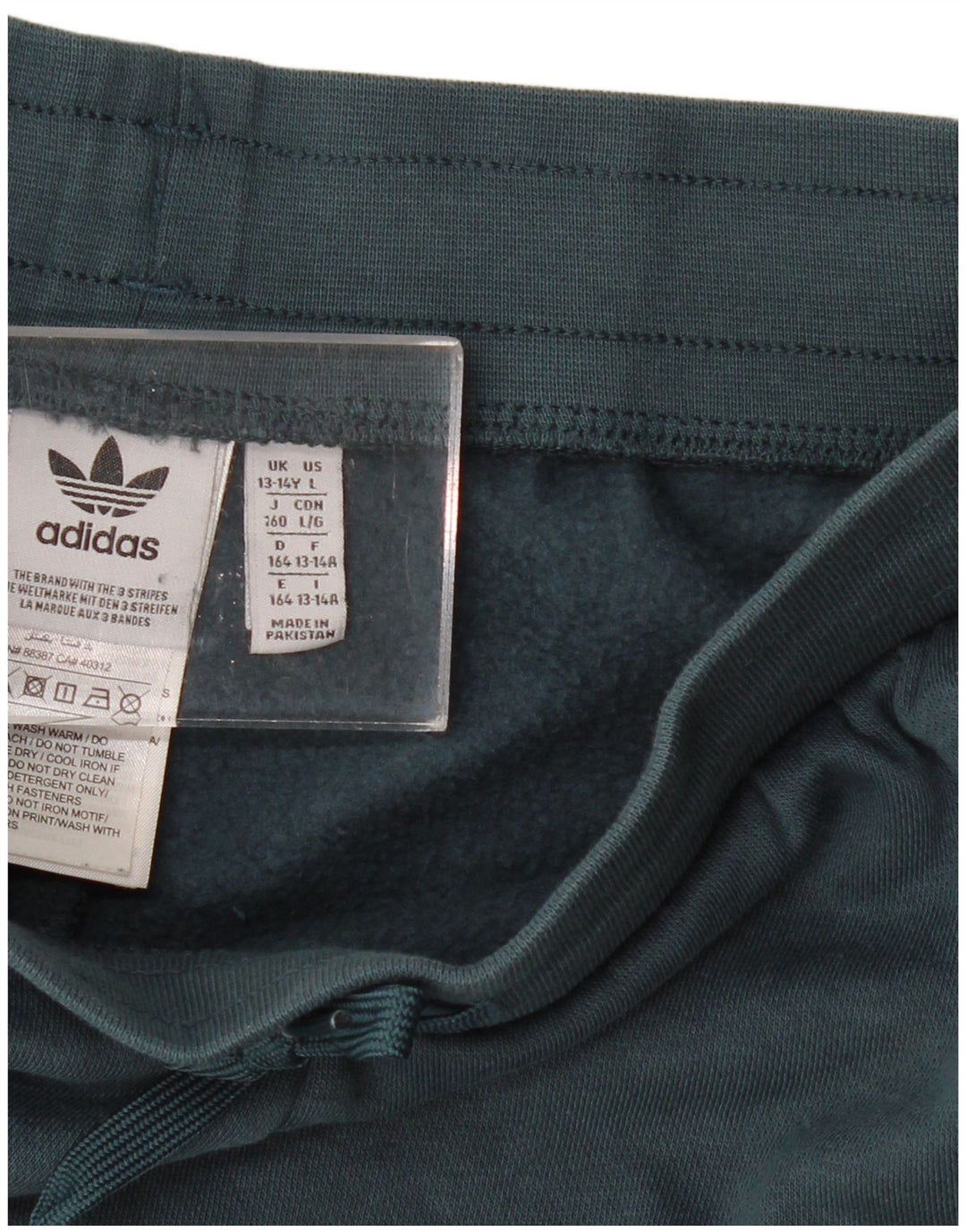 ADIDAS Short de sport garçon 13-14 ans vert polyester