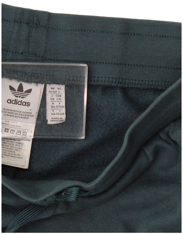 ADIDAS Short de sport garçon 13-14 ans vert polyester